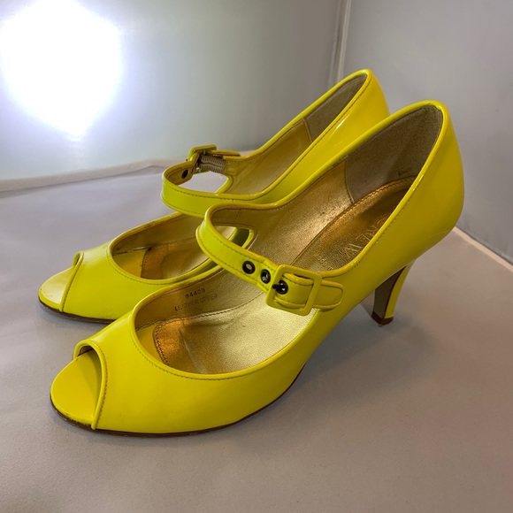 J Crew Patent-leather Peep-toe Mary Janes - Picture 3 of 6